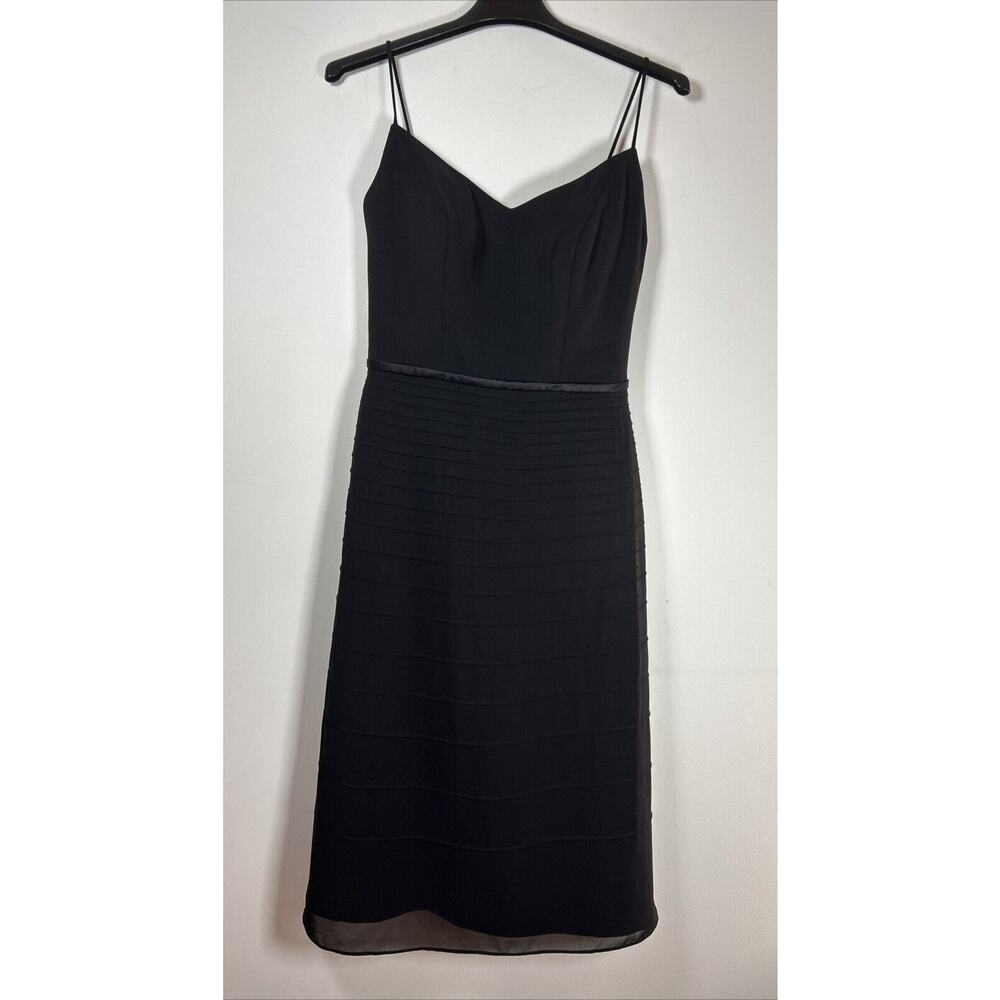 B2 black little dress spaghetti strap cocktail dress Women 12